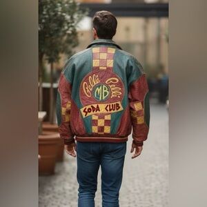 Vintage genuine Mark Buchanan Pelle Pelle moto jacket, size 40